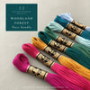 Bold color palette for hand embroidery project curated by And Other Adventures Embroidery Co