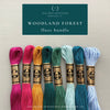 Woodland Forest embroidery floss bundle curated by And Other Adventures Embroidery Co