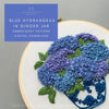 Blue Hydrangeas in Ginger Jar Hand Embroidery Pattern Digital Download by And Other Adventures Embroidery Co