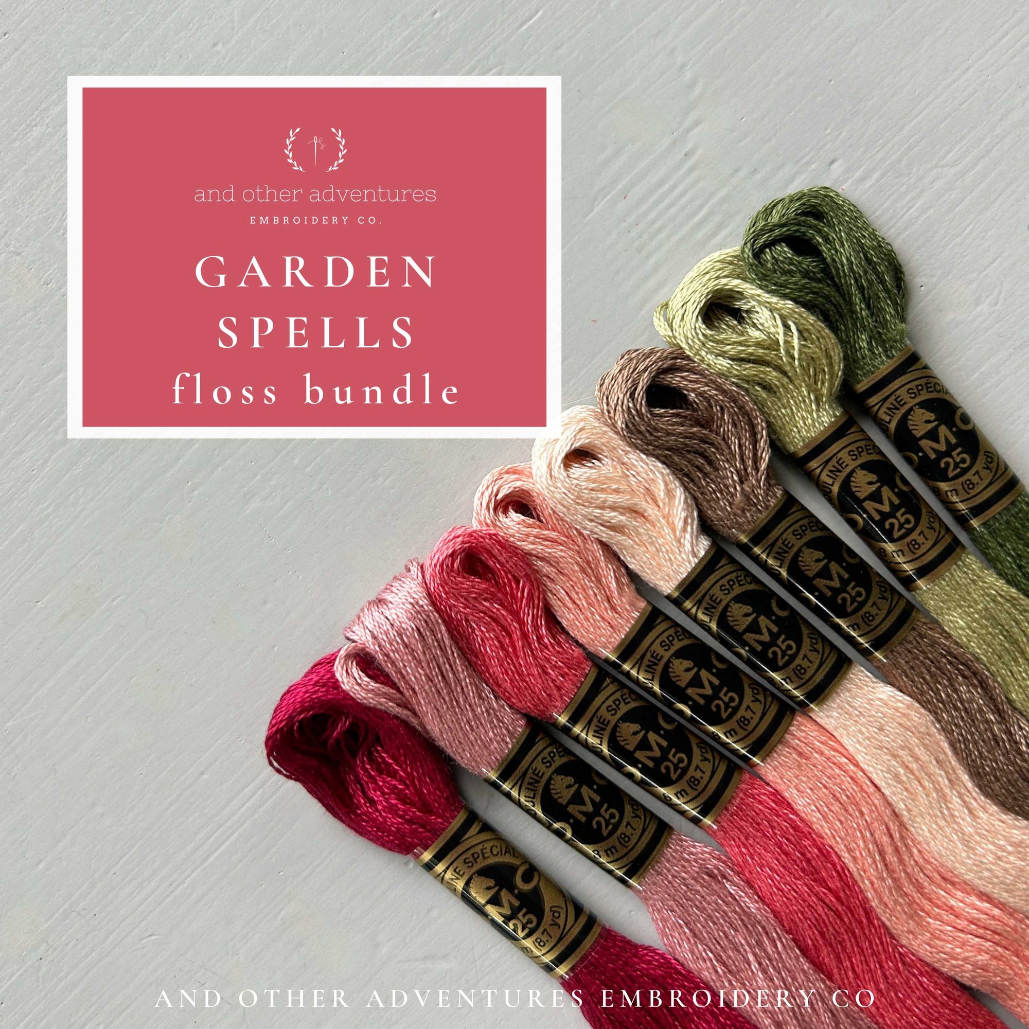 Garden Spells - hand embroidery floss bundles