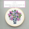 Lilac Chinoiserie hand embroidery kit by And Other Adventures Embroidery Co