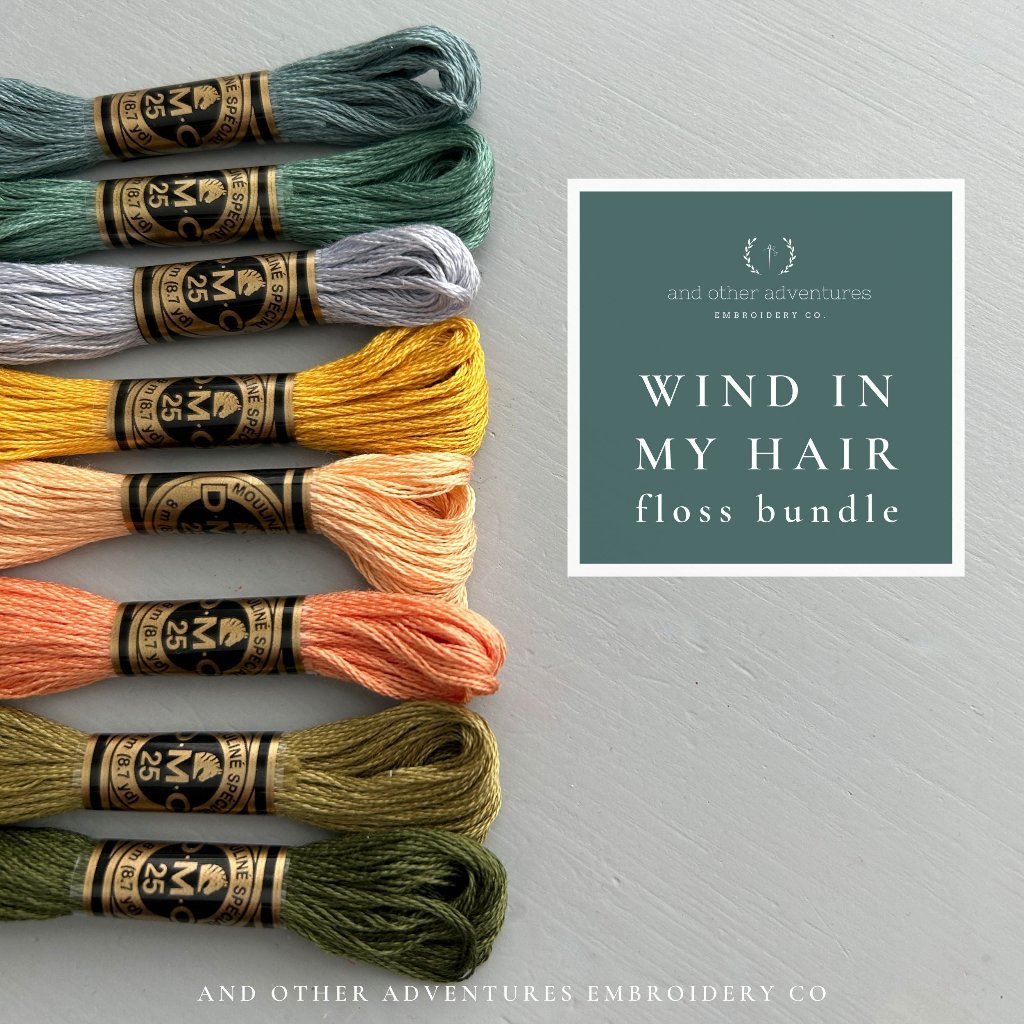 Embroidery Floss Bundle - Wind In My Hair
