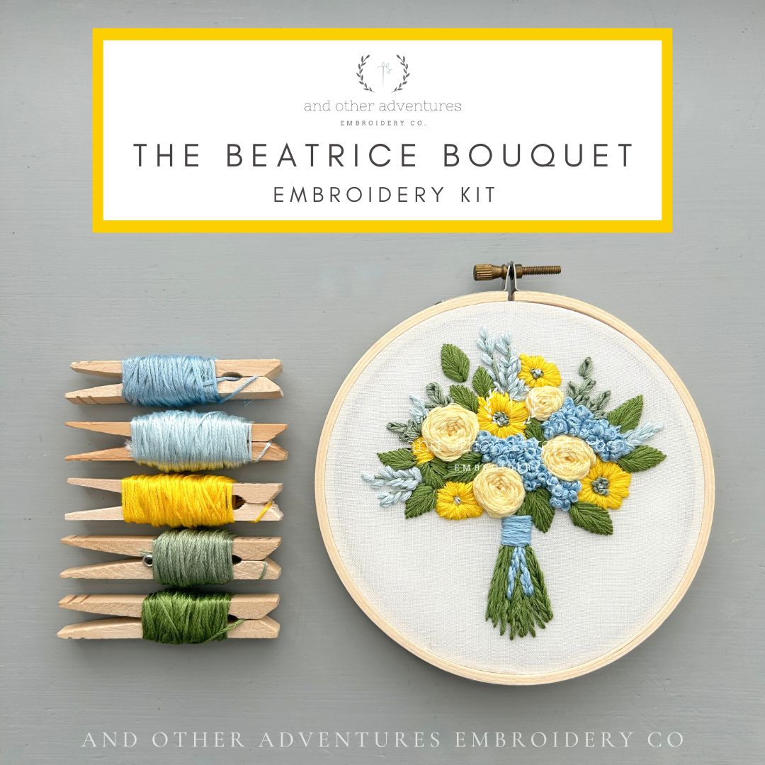 Hand Embroidery Kit - The Beatrice Bouquet