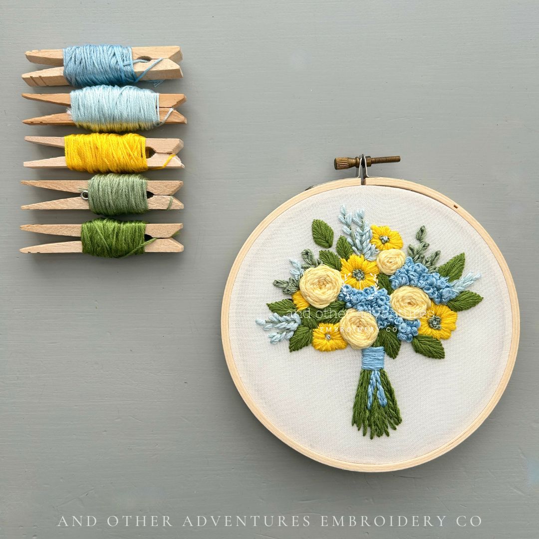Hand Embroidery Kit - The Beatrice Bouquet