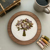 Hand Embroidered Fall Bouquet Art by And Other Adventures Embroidery Co