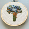 Moody bouquet original art by And Other Adventures Embroidery Co
