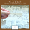 Fall Cozy Stick and stitch design by And Other Adventures Embroidery Co