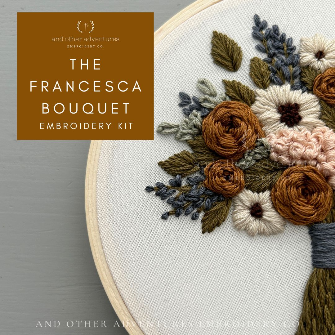 Hand Embroidery Kit - The Francesca Bouquet