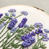 Purple Embroidered Flowers - Hand Embroidery Project by And Other Adventures Embroidery Co