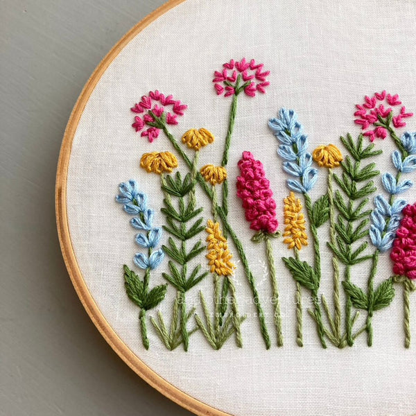 Hand Embroidery PDF Pattern - Meadow in Happy Day - And Other ...