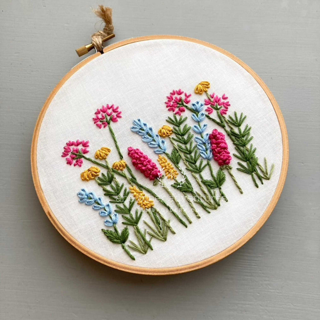 Hand Embroidery PDF Pattern - Meadow in Happy Day - And Other ...