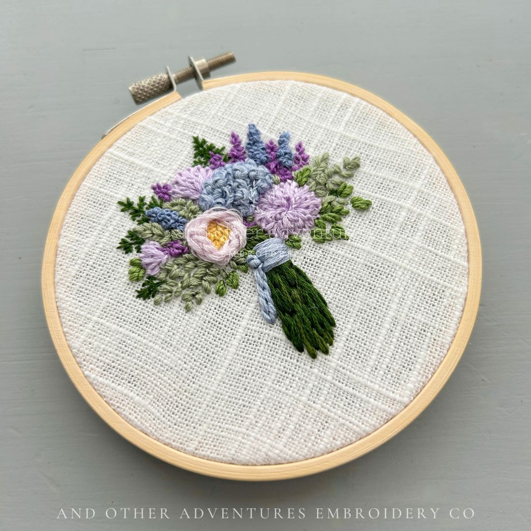 Embroidered Bouquet No. 114