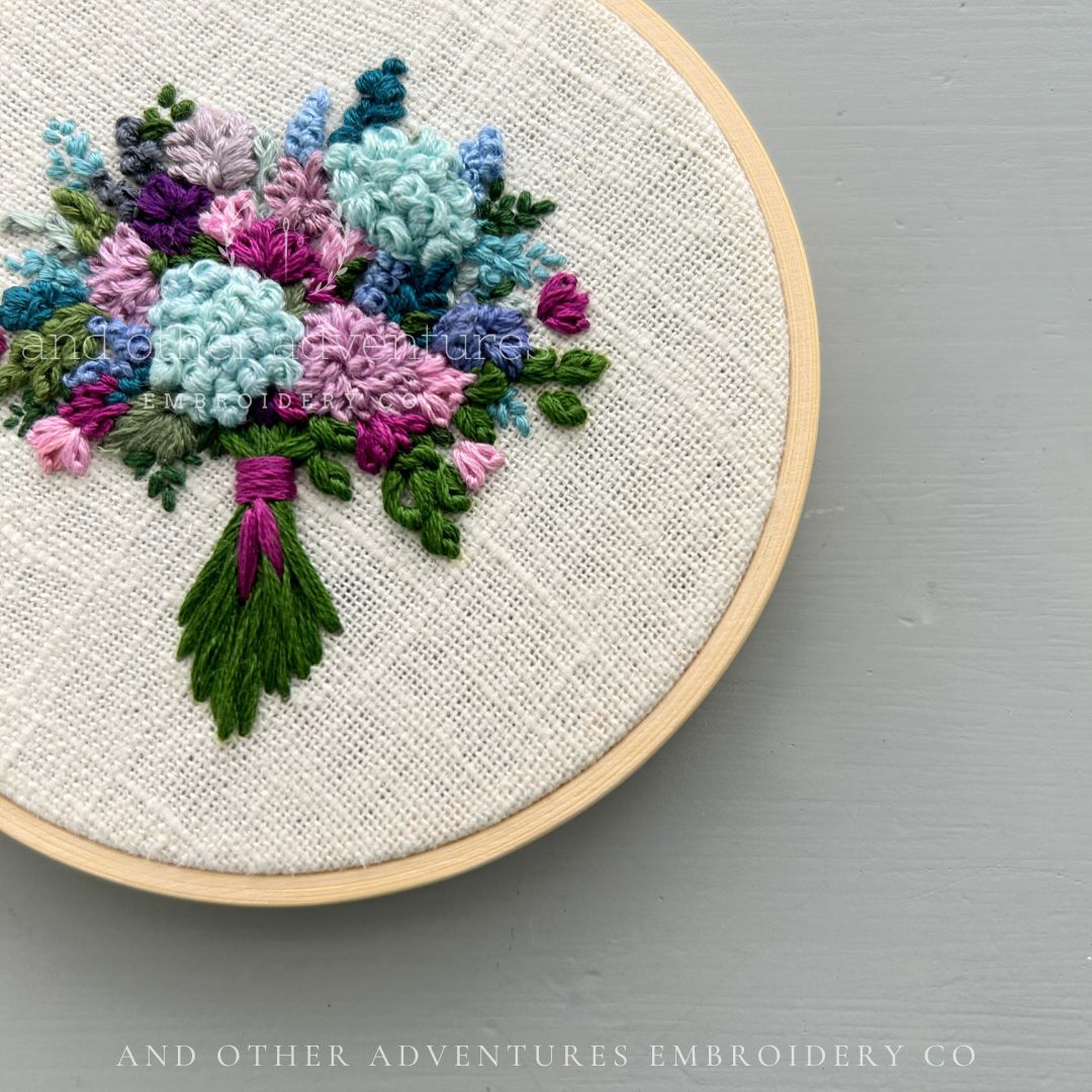 Embroidered Bouquet No. 118