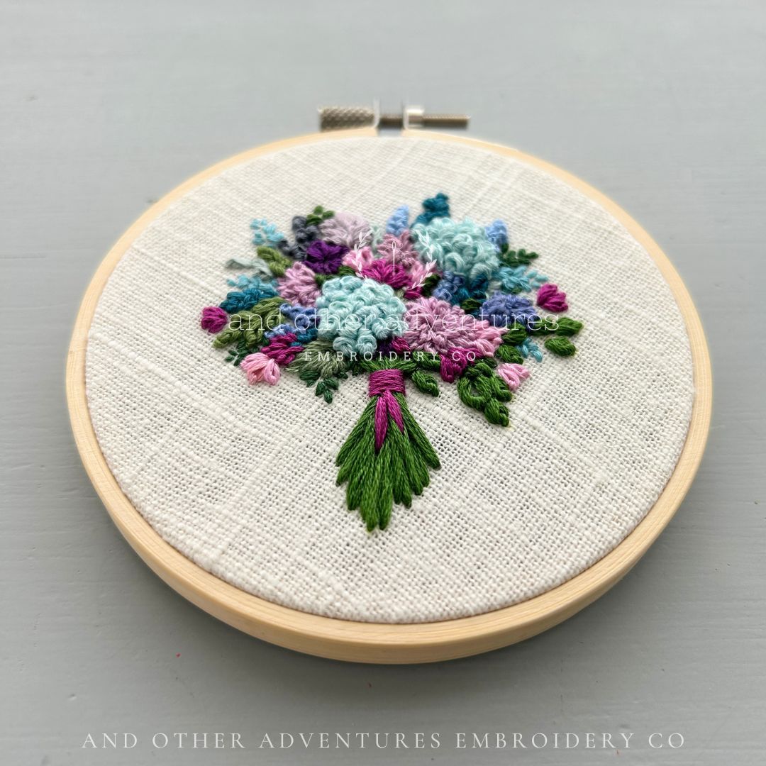 Embroidered Bouquet No. 118