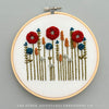 Hand Embroidered Fall Floral by And Other Adventures Embroidery Co