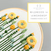 WHOLESALE Embroidery Kit - Wildwood in Lemondrop