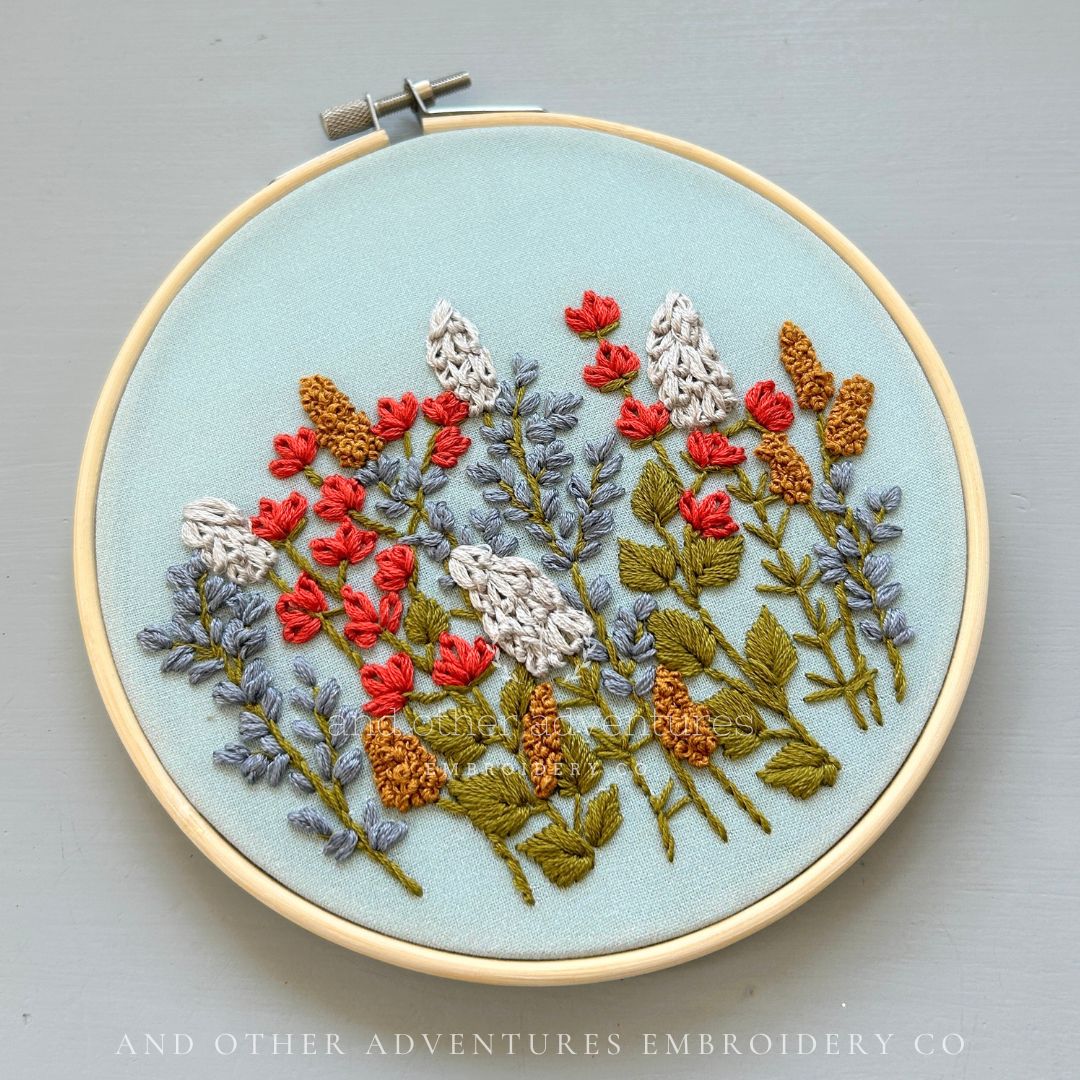 Hand Embroidery Kit - Winslow in Poppy