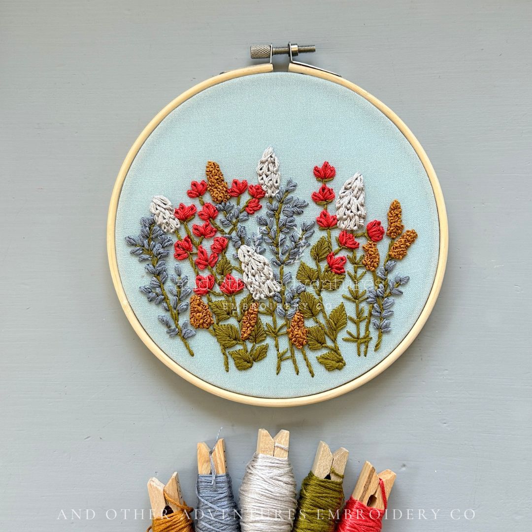 Hand Embroidery Kit - Winslow in Poppy
