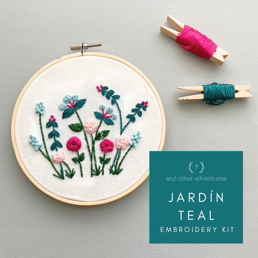 Hand Embroidery Craft Kit by And Other Adventures Embroidery Co