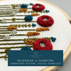 Hand Embroidered Autumn Flowers in Rich Colors - PDF Pattern by And Other Adventures Embroidery Co