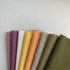 Linen Fabric Bundle in Autumn Colors 