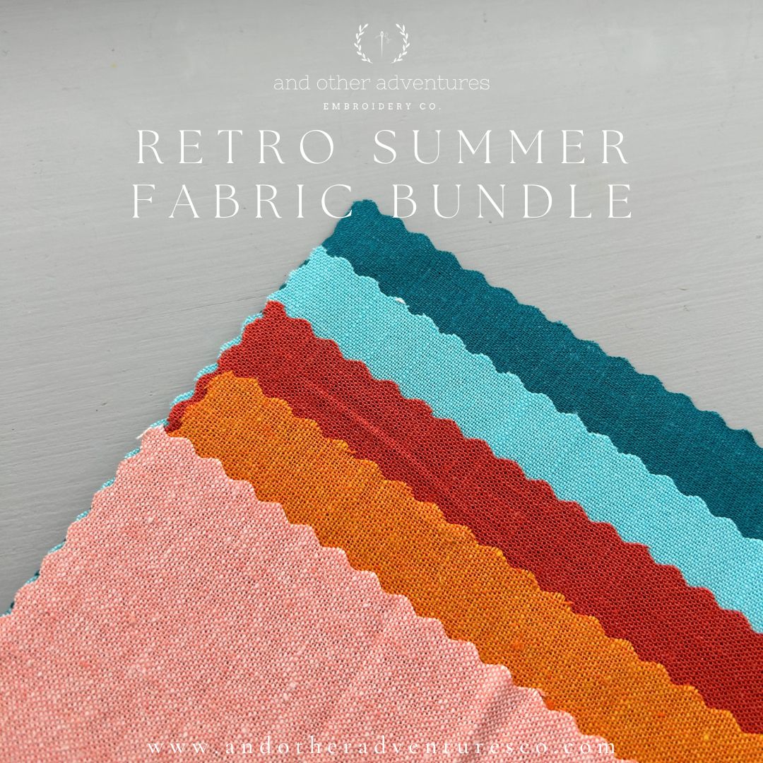 Linen Fabric Bundle - Retro Summer