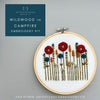 Hand Embroidered Fall Flowers Embroidery Kit by And Other Adventures Embroidery Co