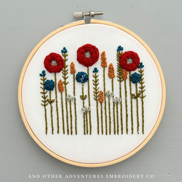 Hand Embroidery Kit - Wildwood in Campfire - And Other Adventures