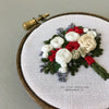 Winter Florals Embroidery by And Other Adventures Embroidery Co