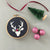 Hand Embroidered Deer Christmas Ornament by And Other Adventures Embroidery Co