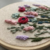 Hand Embroidered Spring Flowers Hoop Art | And Other Adventures Embroidery Co