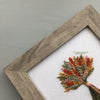 Embroidered Autumn Wildflower Bouquet Frame | And Other Adventures Embroidery Co