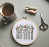 Muted Colors DIY Wildflower Hand Embroidery Project for Beginners by And Other Adventures Embroidery Co