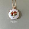 Floral Embroidery Necklace