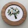 Hand Embroidered Framed Flower Bouquet | And Other Adventures Embroidery Co