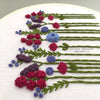 Wildflower Embroidery Hoop Art by And Other Adventures Embroidery Co