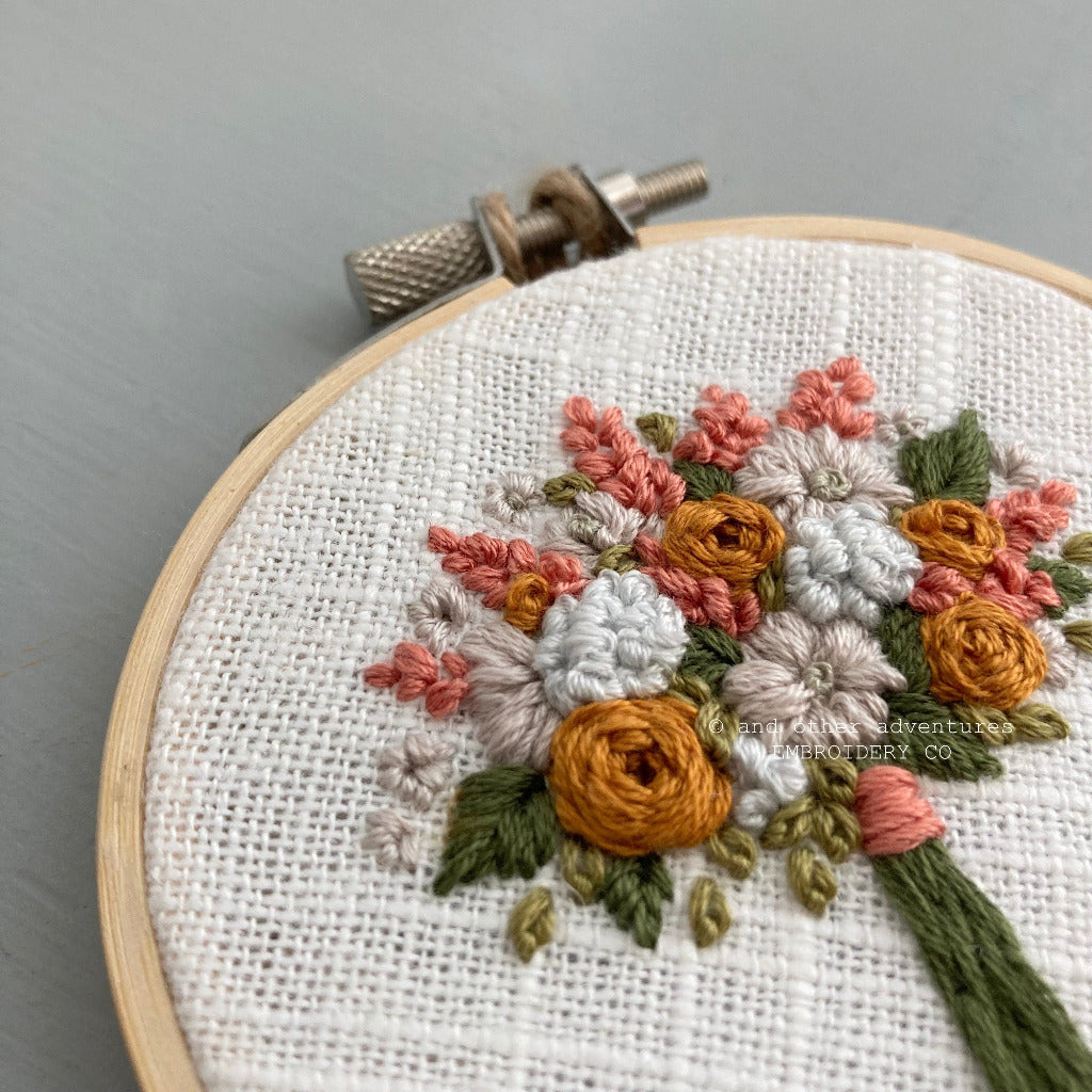 Sweet embroidered blooms | And Other Adventures Embroidery Co