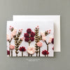 Valentine&#39;s Day Embroidered Florals Note Card by And Other Adventures Embroidery Co