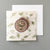 Green and Ivory Floral Bouquet Embroidery Hoop Note Card