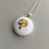 Fall Floral Necklace Embroidery | And Other Adventures Embroidery Co