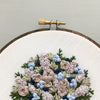 Hand Stitched Winter Flower Bouquet | And Other Adventures Embroidery Co