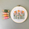 Wildwood Orange Digital Hand Embroidery Pattern by And Other Adventures Embroidery Co