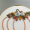 Autumn Flower Pumpkin Beginner Embroidery Kit | And Other Adventures Embroidery Co