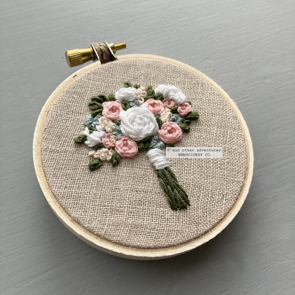 Original Bouquet Embroidery Art | And Other Adventures Embroidery Co