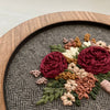 Learn how to hand embroider a fall flower bouquet | Advanced Pattern by And Other Adventures Embroidery Co