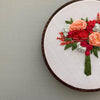 Bright and Bold hand stitched floral art | And Other Adventures Embroidery Co