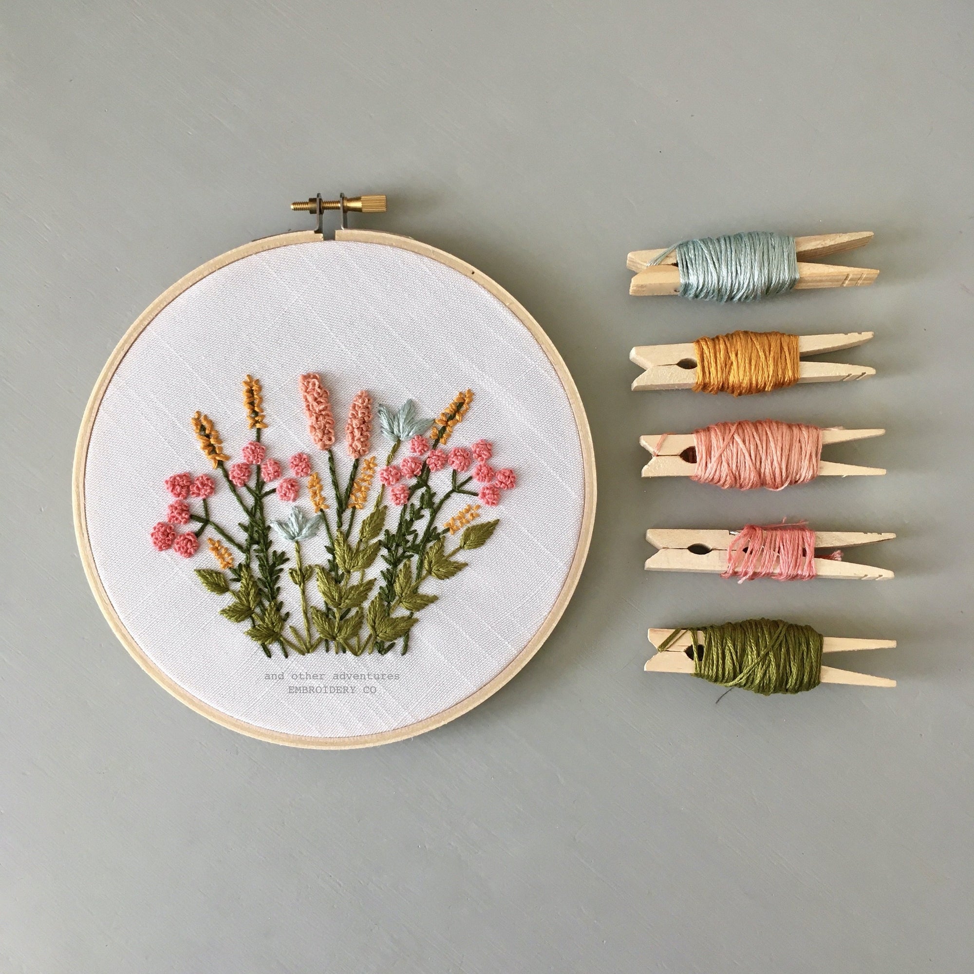 Beginner Hand Embroidery Pattern - Ocean Daydream
