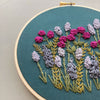 Hand Embroidered Floral DIY Hoop Art by And Other Adventures Embroidery Co