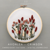 Beginner Embroidery Pattern - Avonlea | And Other Adventures Embroidery Co
