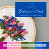 Bubblegum &amp; Cobalt Embroidery Floss Color Palette | And Other Adventures Embroidery Co